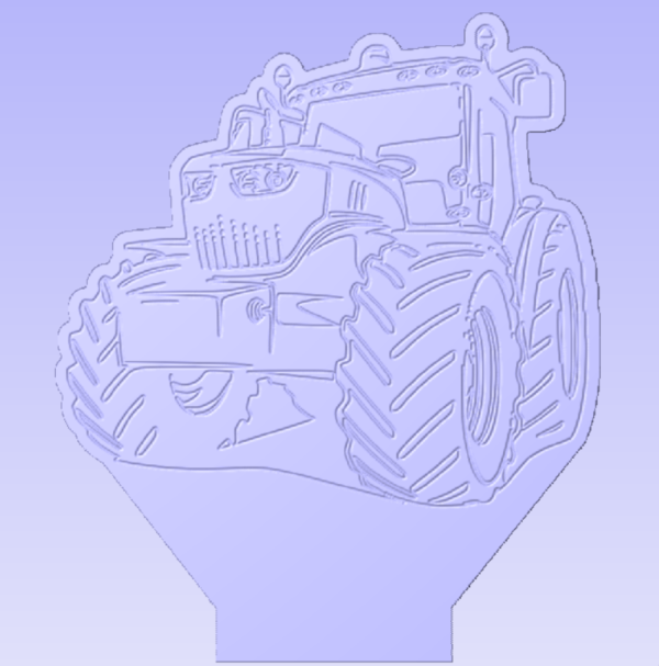 Traktor JD Nachttischlampe